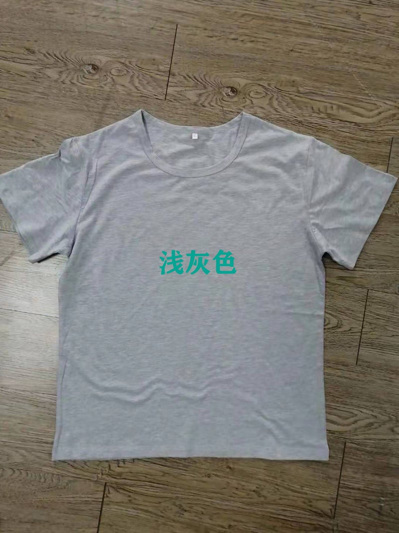 Independent Station Wal-Mart New Butterfly Pattern Urban Leisure Fashion Short Sleeve T-Shirt - Image 1