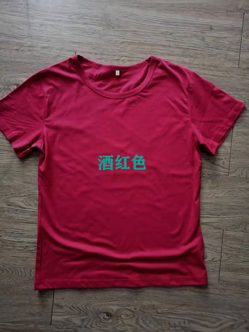 Independent Station Wal-Mart New Butterfly Pattern Urban Leisure Fashion Short Sleeve T-Shirt - Image 4