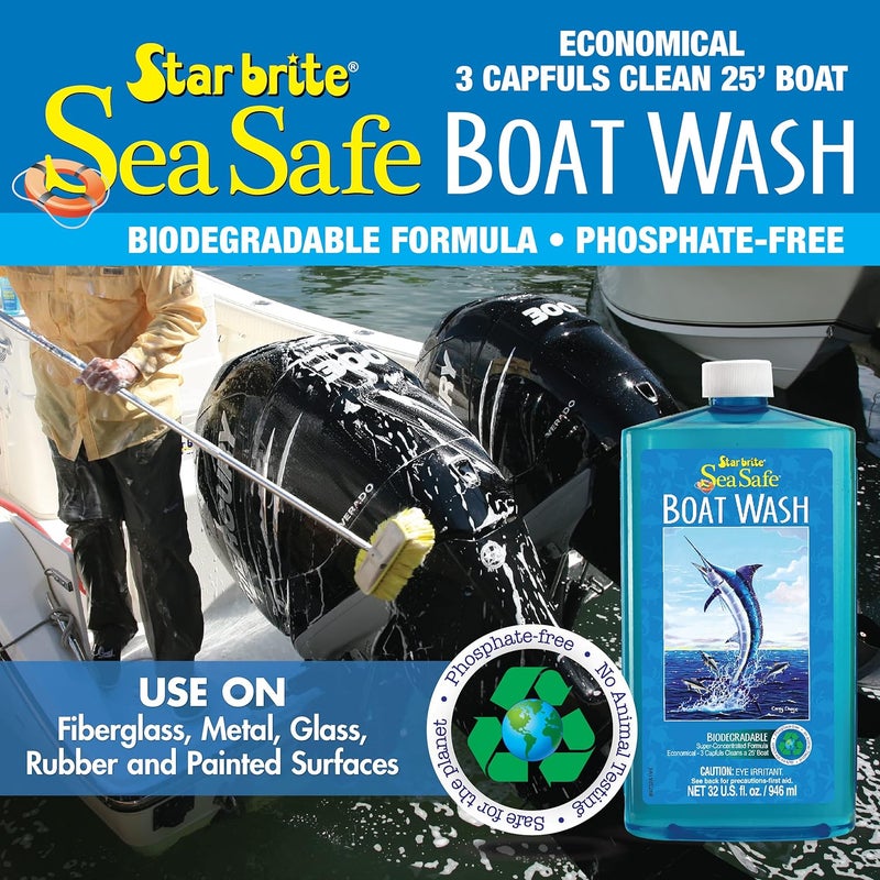 Star Brite Sea Safe Boat Wash - 32 oz Biodegradable Cleaning Solution - Image 3