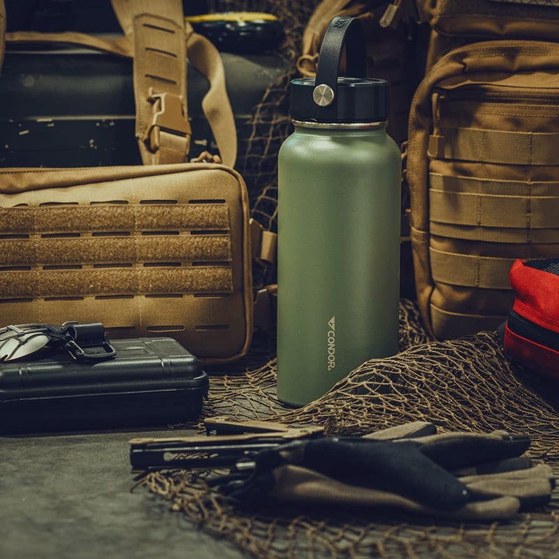 Condor Vacuum Sealed Thermal Bottle (Olive Drab  40 OZ) - Image 3