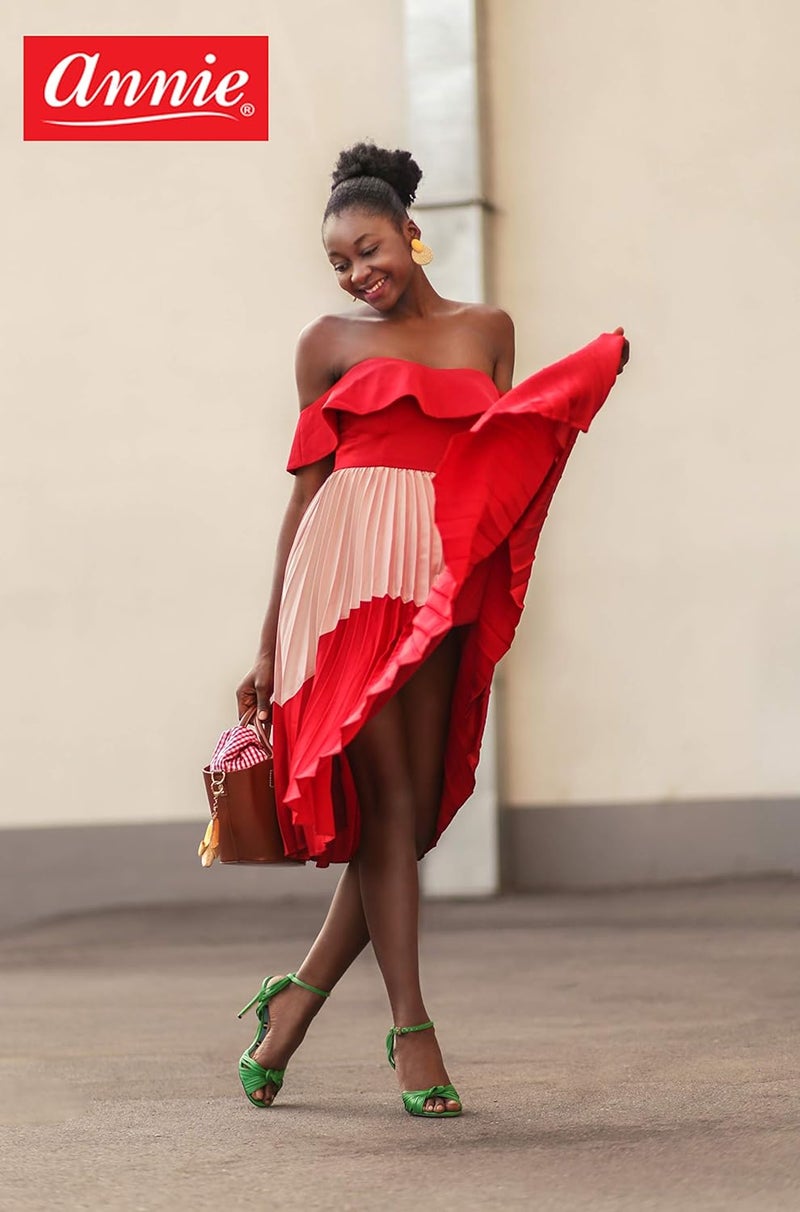 Annie Snap-On Jumbo Magnetic Hair Rollers - Black 1 1/2" - Set of 6 for Curling and Perm Styling - Image 4