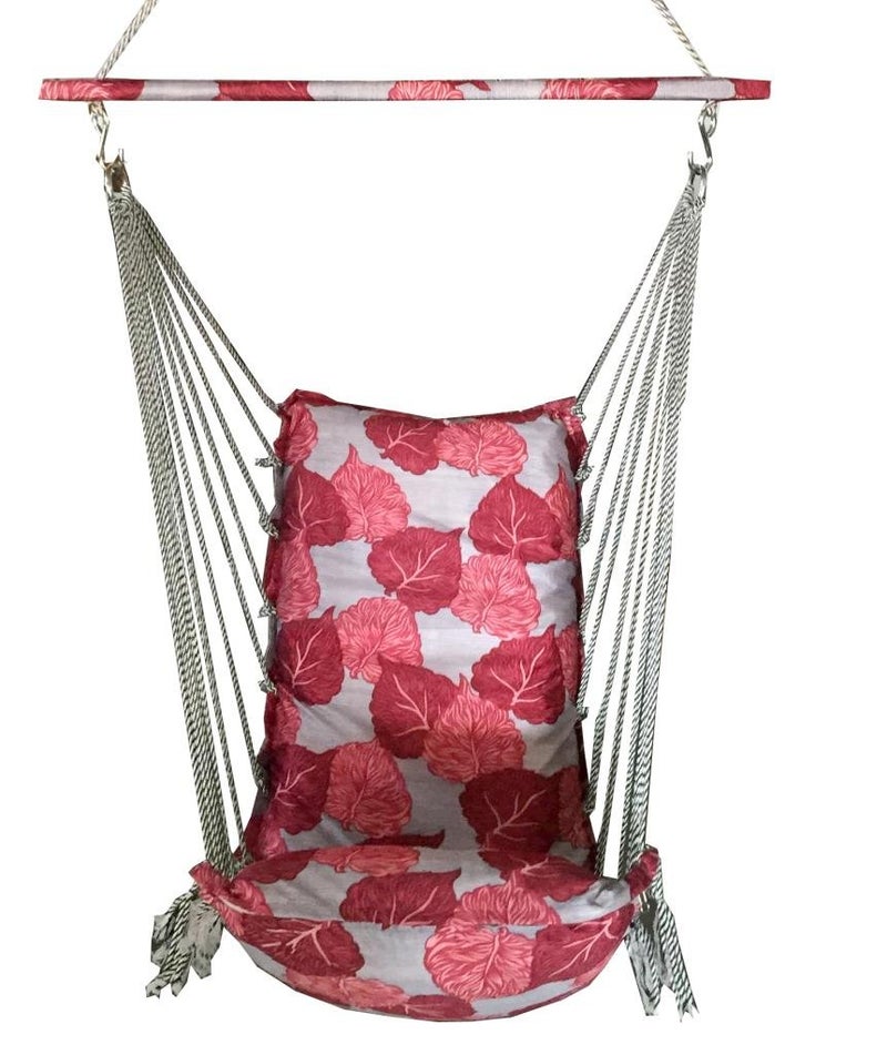 Kaushalendra Jumbo Hammock Swing Chair with Soft Cushion Multicolor