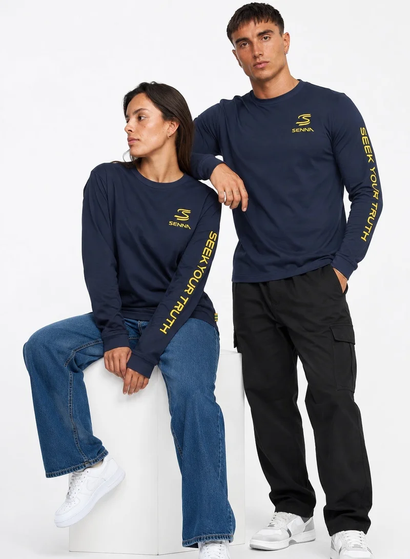 Ayrton Senna Ayrton Senna Long Sleeve T-shirt