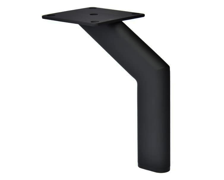 Dcloud Furniture Legs Metal Black 10 cm 6 inch Coffee Table Leg Support Legs Bedside Cabinet Legs TV Cabinet Sofa Legs 4 Piece 6 Inch Black Sofa Leg_B6L9009 - Image 2