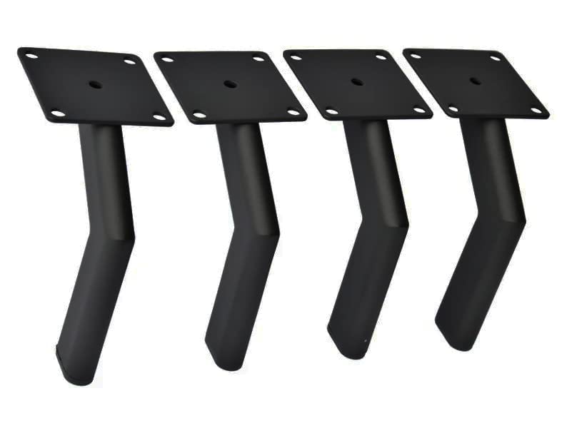 Dcloud Furniture Legs Metal Black 10 cm 6 inch Coffee Table Leg Support Legs Bedside Cabinet Legs TV Cabinet Sofa Legs 4 Piece 6 Inch Black Sofa Leg_B6L9009 - Image 1