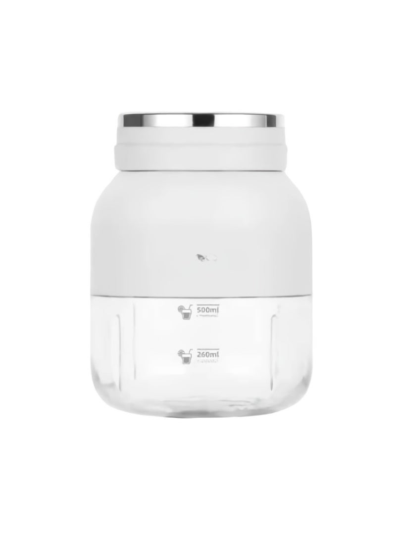 Blender Cup, Smart Charging Juicer Blender, Electric Mini Portable Blender, Portable Automatic Sport Juicer Cup For Outdoor Sports Camping Hiking Picnic, (1pc, White)  - Image 1