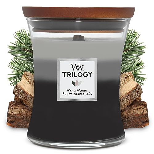 Woodwick Medium Hourglass Candle Warm Woods