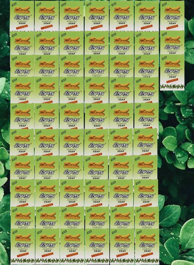 بياري 63 قطع صابون آيورفيدي كركم
