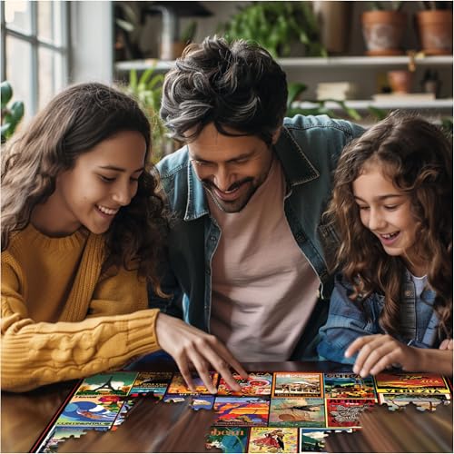 White Mountain Puzzles Travel The World - 500 Piece Jigsaw Puzzle - Image 4