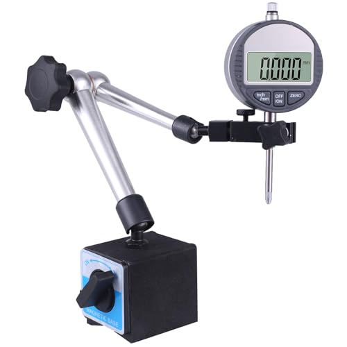 Qnkaa Magnetic Base Stand for Digital Dial Indicator, Three Segment, Industrial Strength with Quick Release - Image 5