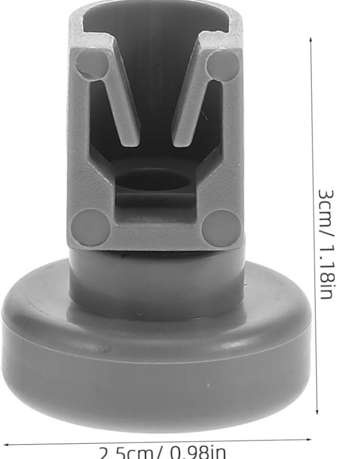 عجلات استبدال الرف السفلي لغسالة الصحون، 4 قطع، مناسبة عالميًا - Image 5