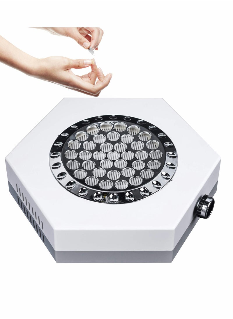 SYOSI - Nail Dust Collector Vacuum Machine for Acrylic Nails, 80W Powerful Salon and Home Use, Professional Cleaner Drill File Buffer, Strong - Image 1