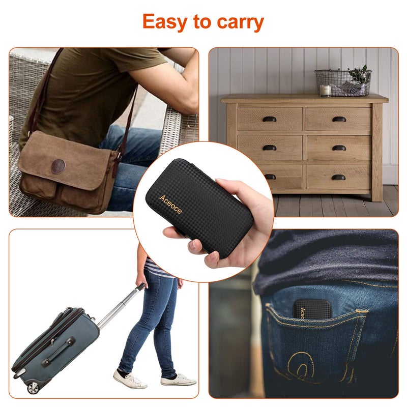 Aceoce Manicure set Men Personal Care Tools Accessories Finger and Toe Nail Clippers Kit Professional Manicure Pedicure Kit With Travel Case Nail Grooming Kit Present for Men Women Stocking Stuffers - Image 5