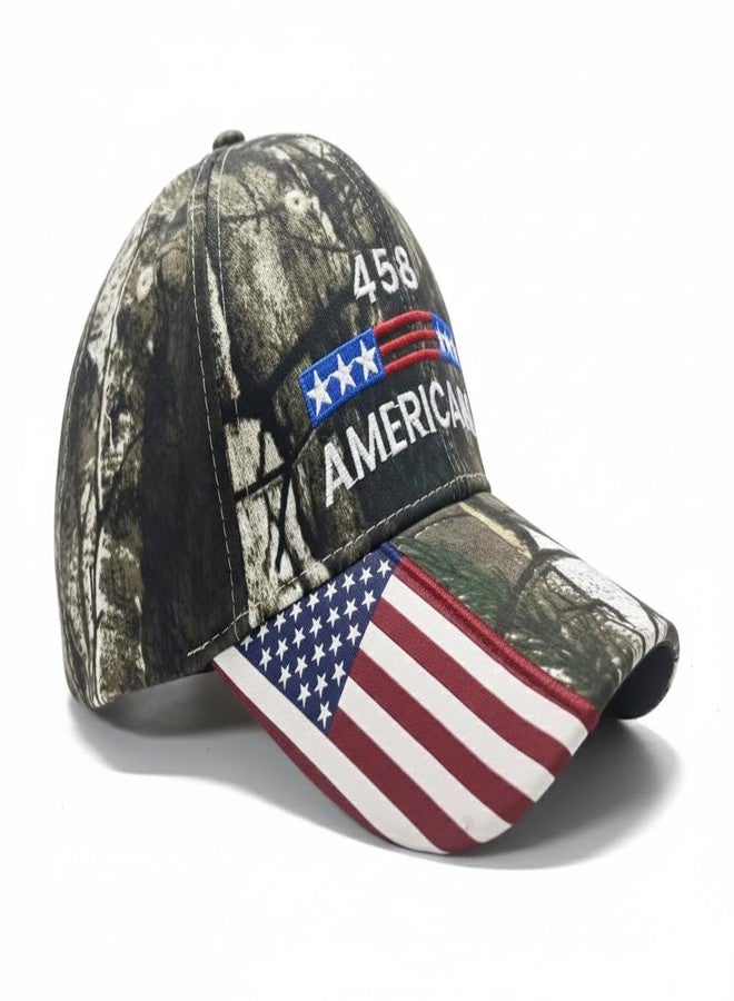 TONOS 45 & 47 Hat, Patriotic Camo Baseball Cap - Adjustable Hat with American Flag and 45 & 47 Design – Perfect for Outdoor & Sports - Supporter Campaign Gear - American Pride Gear, 250 Anniversary USA Hat - Image 2