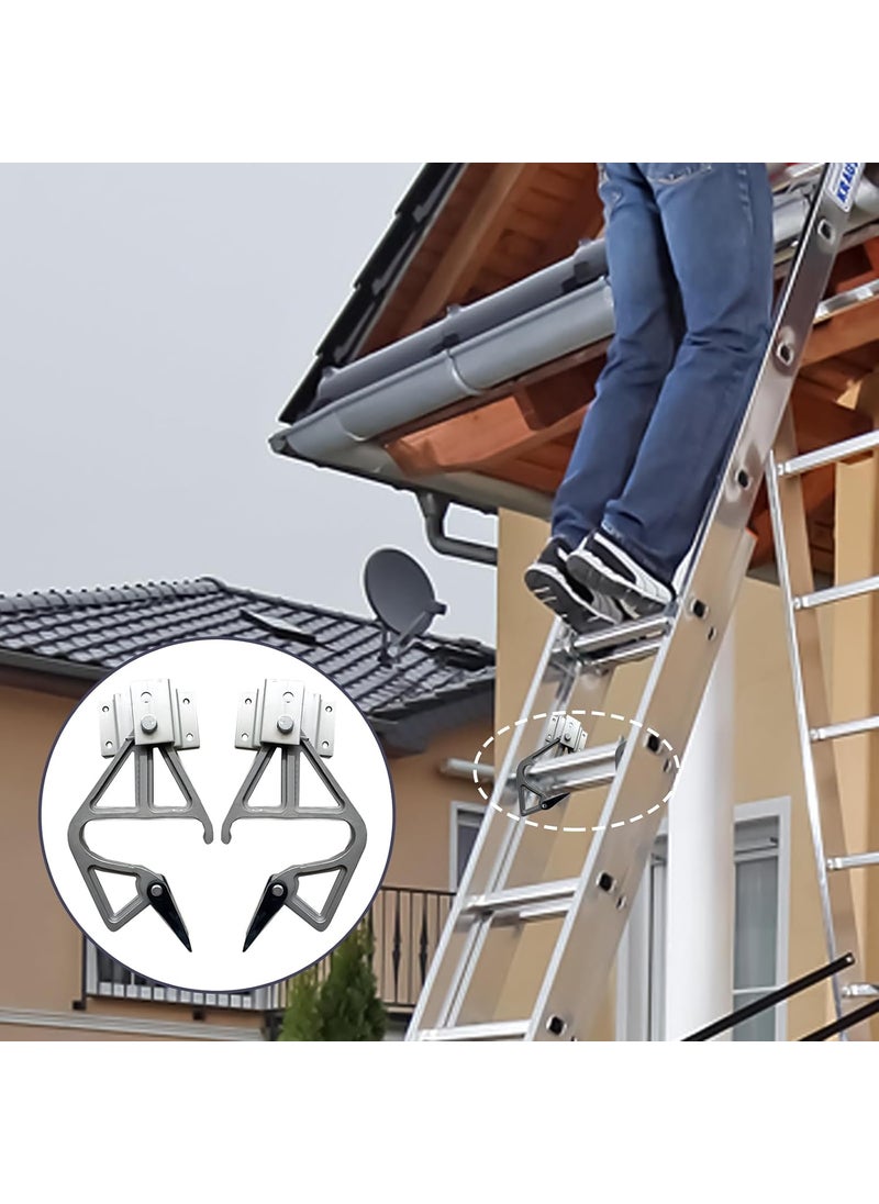 Tefola Extension Ladder Locks Telescopic Ladder Locks Aluminum Silver HGR0172 Werner 2811 Compatible  - Image 2