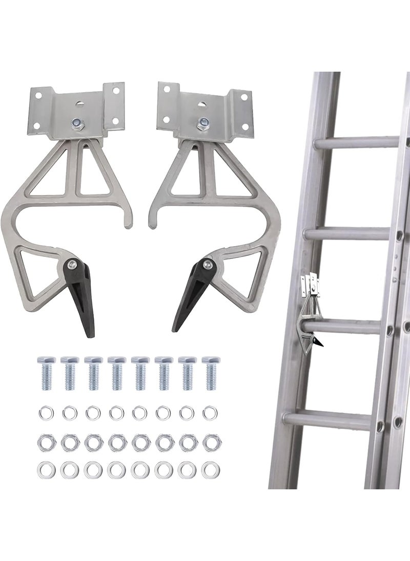 Tefola Extension Ladder Locks Telescopic Ladder Locks Aluminum Silver HGR0172 Werner 2811 Compatible  - Image 1