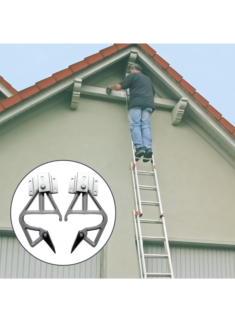Tefola Extension Ladder Locks Telescopic Ladder Locks Aluminum Silver HGR0172 Werner 2811 Compatible  - Image 3