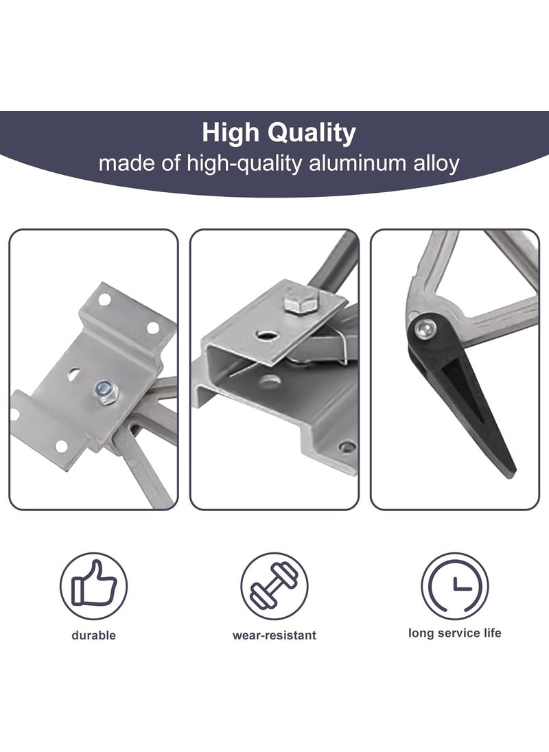 Tefola Extension Ladder Locks Telescopic Ladder Locks Aluminum Silver HGR0172 Werner 2811 Compatible  - Image 5