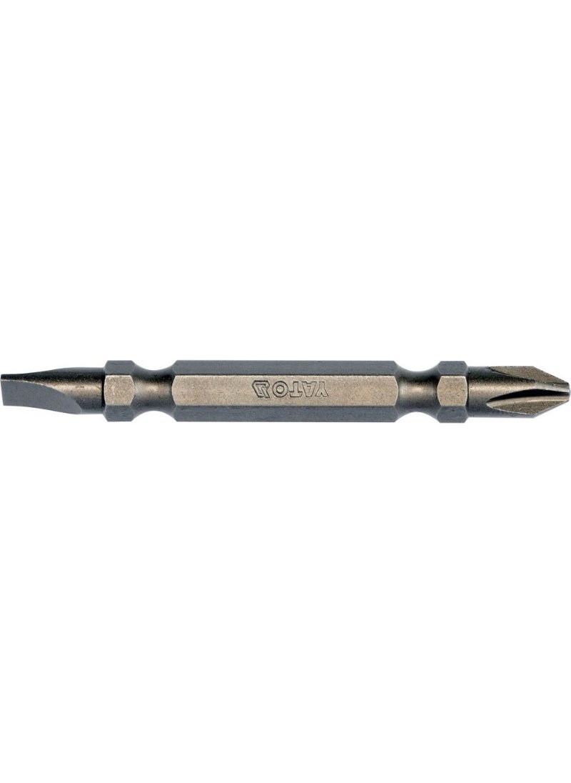 Yato YATO Double End Screwdriver Bits 1/4"x65mm PH2-5.5MM 10pcs/Box YT-78166 