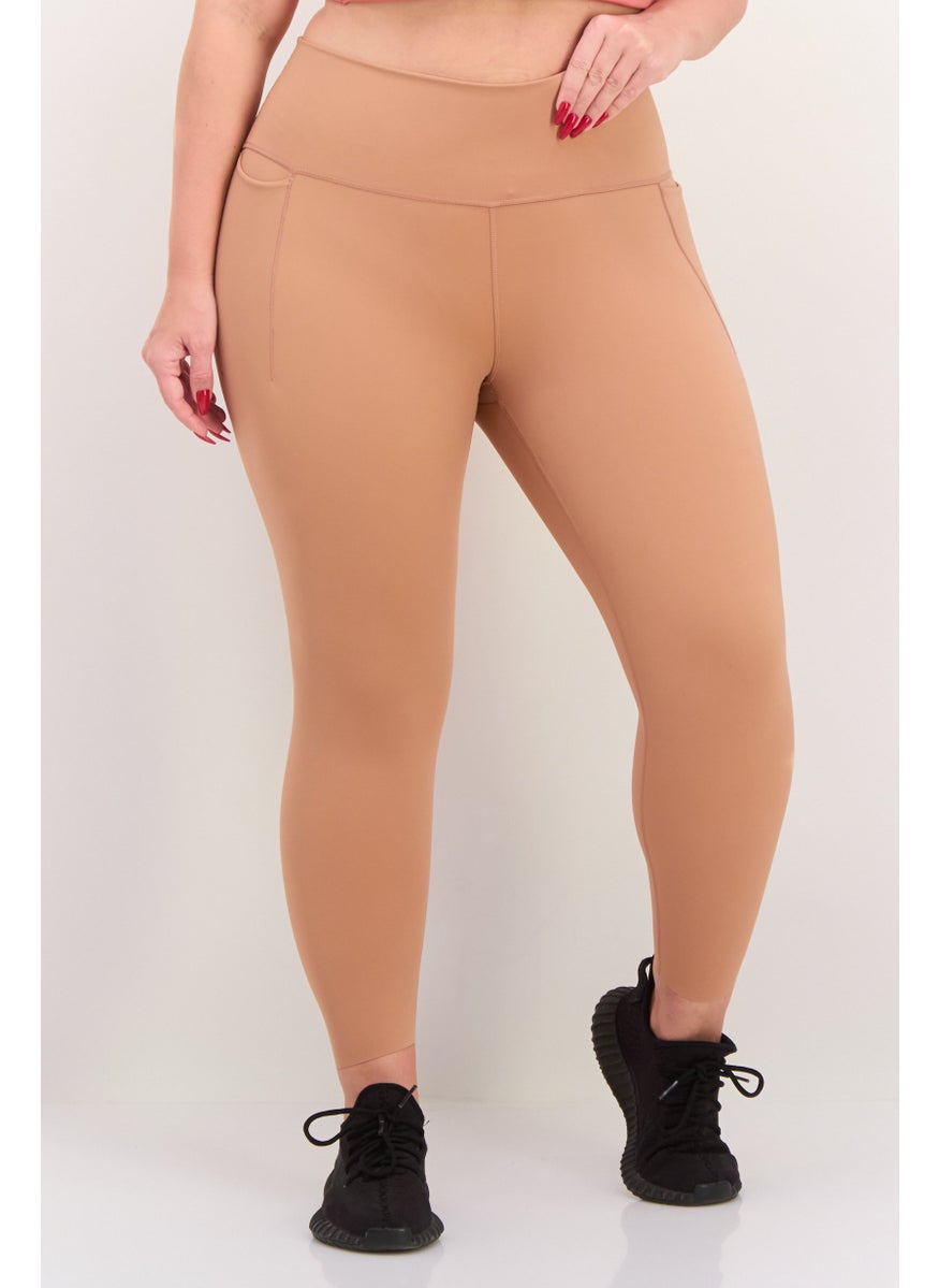 Adidas Women Tight Fit High Rise Training Legging, Cinnamon  - Image 1