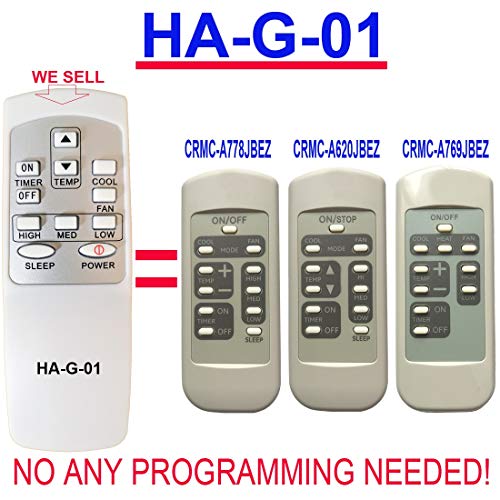 RCECAOSHAN Replacement for GE Window Air Conditioner Remote Control (HA-G-01) - Image 2