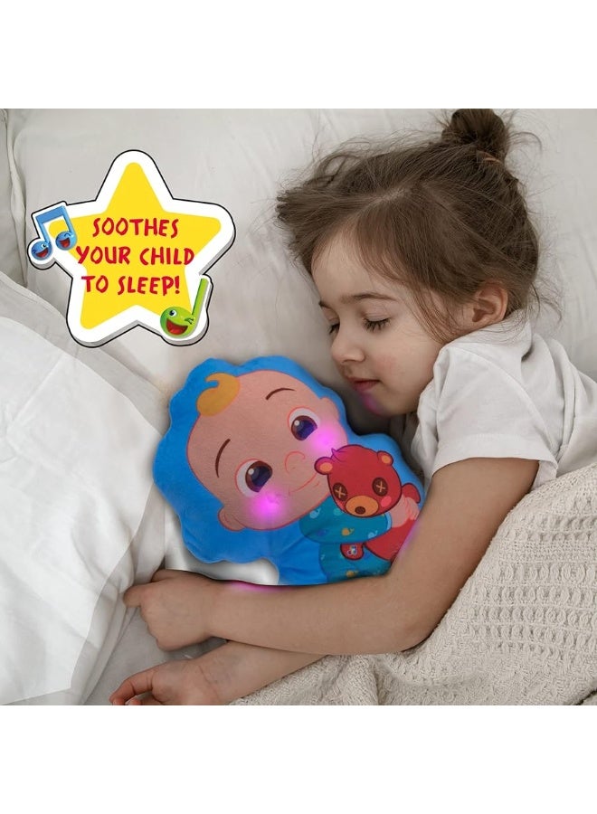 WOW! STUFF Wow! PODS Stuff CoComelon Toys JJ Musical Sleep Soother Pre-School Learning Toy That Plays 6 Bedtime Songs Plus Night Light for Toddlers, Girls and Boys Ages 2, 3, 4 and 5 Blue - Image 1