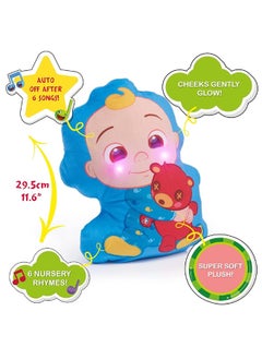 WOW! STUFF Wow! PODS Stuff CoComelon Toys JJ Musical Sleep Soother Pre-School Learning Toy That Plays 6 Bedtime Songs Plus Night Light for Toddlers, Girls and Boys Ages 2, 3, 4 and 5 Blue  - Image 5