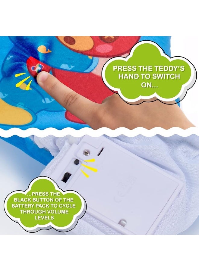 WOW! STUFF Wow! PODS Stuff CoComelon Toys JJ Musical Sleep Soother Pre-School Learning Toy That Plays 6 Bedtime Songs Plus Night Light for Toddlers, Girls and Boys Ages 2, 3, 4 and 5 Blue - Image 4