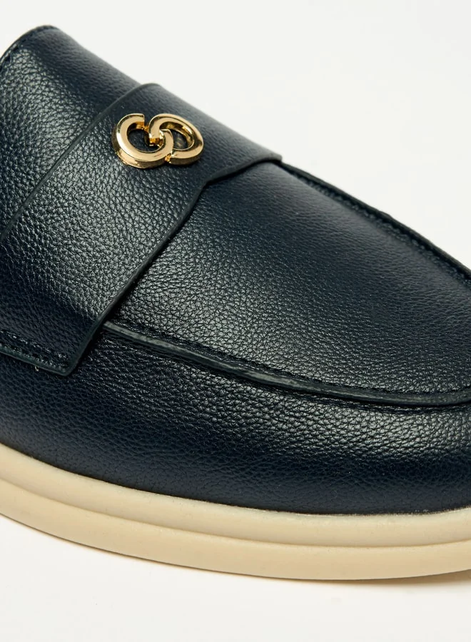 سيليست Women's Slip-On Mules with Metal Accent