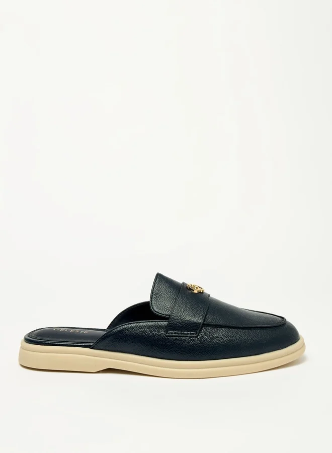 سيليست Women's Slip-On Mules with Metal Accent
