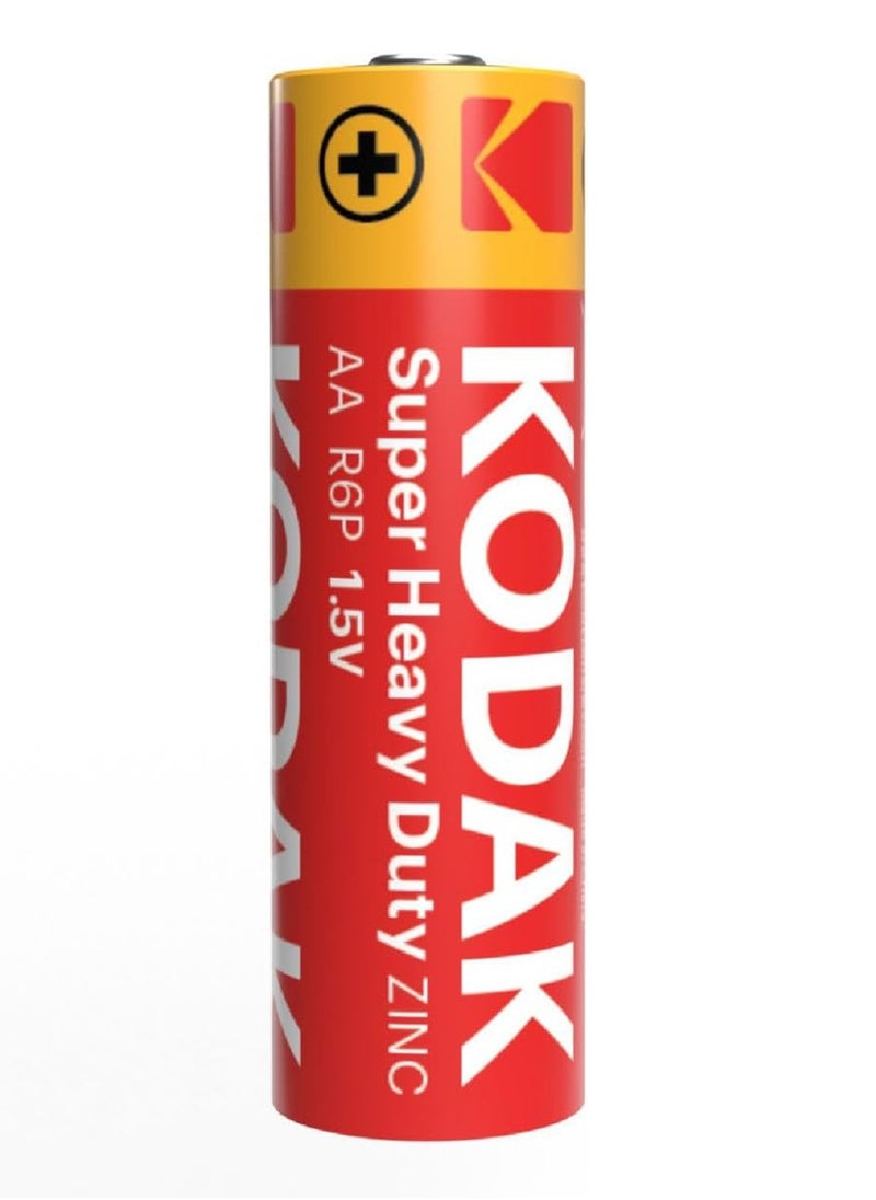 Kodak KODAK Super Heavy Duty | AA Batteries | Double A | Disposable Household | Carbon Zinc | 1.5V | 24 Value Pack  - Image 3