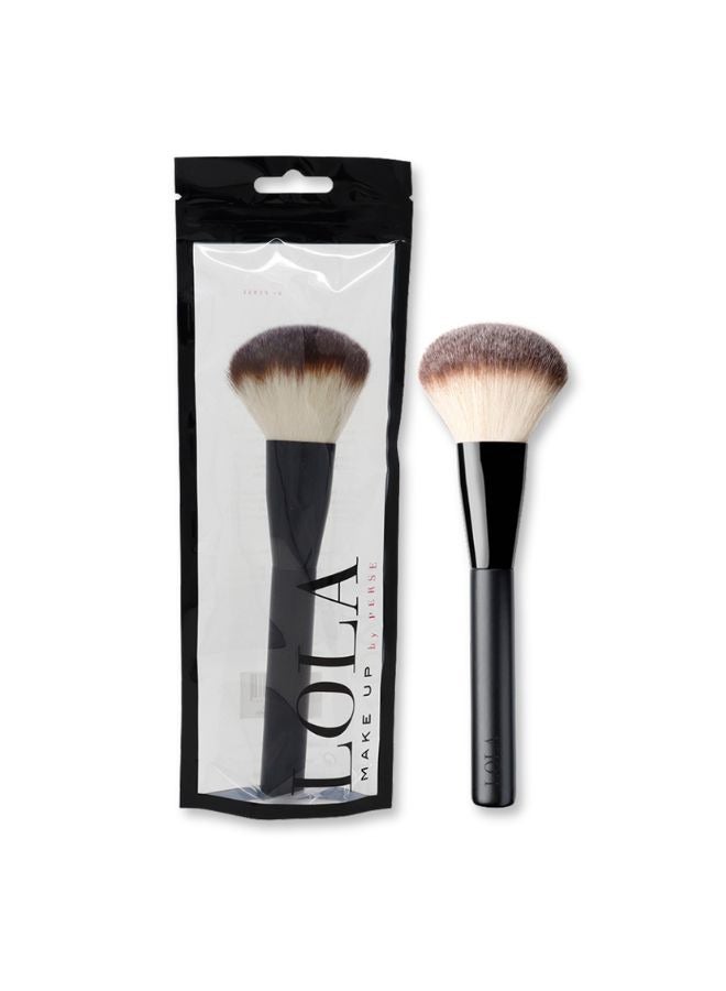 لولا میک آب بای برسه فرشاة بودرة – فرشاة مكياج كبيرة وناعمة – شعيرات صناعية نباتية فاخرة لتوزيع سهل ومتساوي للبرونزر وبودرة التثبيت - Image 2