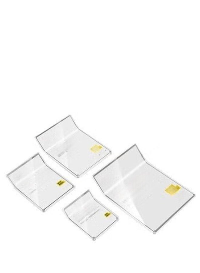 Eckek Eckek  Acrylic Label Holder Price Tag Displays Sign Holder Data Card Holder Ads Display Stand  - Image 2