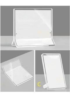 Eckek Eckek  Acrylic Label Holder Price Tag Displays Sign Holder Data Card Holder Ads Display Stand  - Image 3