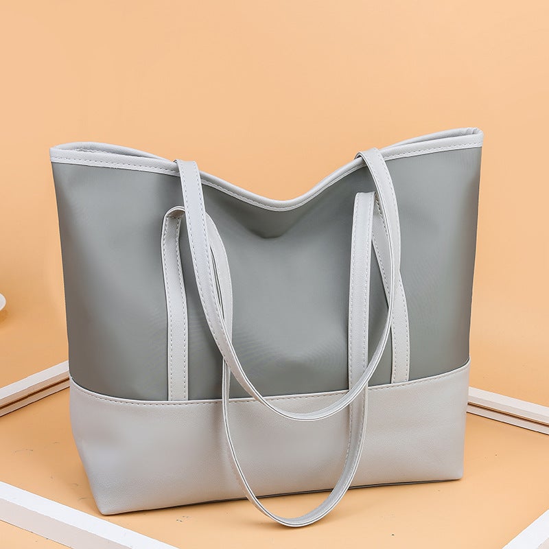 Women's Solid Color Tote Bag - Image 3