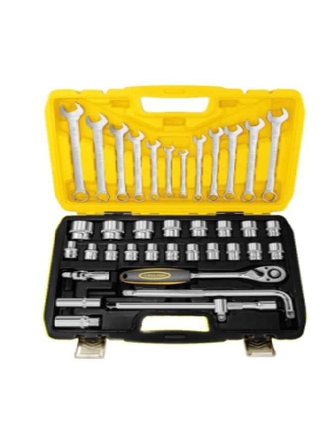 Lanlong 38-Piece Heavy Duty 1/2-Inch Socket and Wrench Set