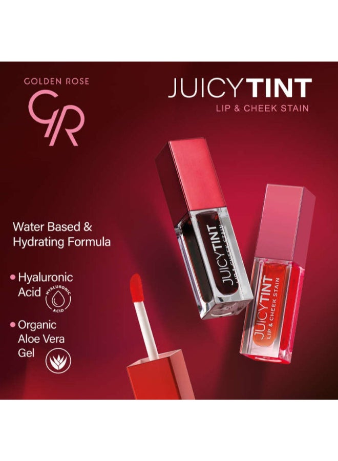 Golden Rose Juicy Tint Lip & Cheek Stain No:04 Berry Kiss - Image 3