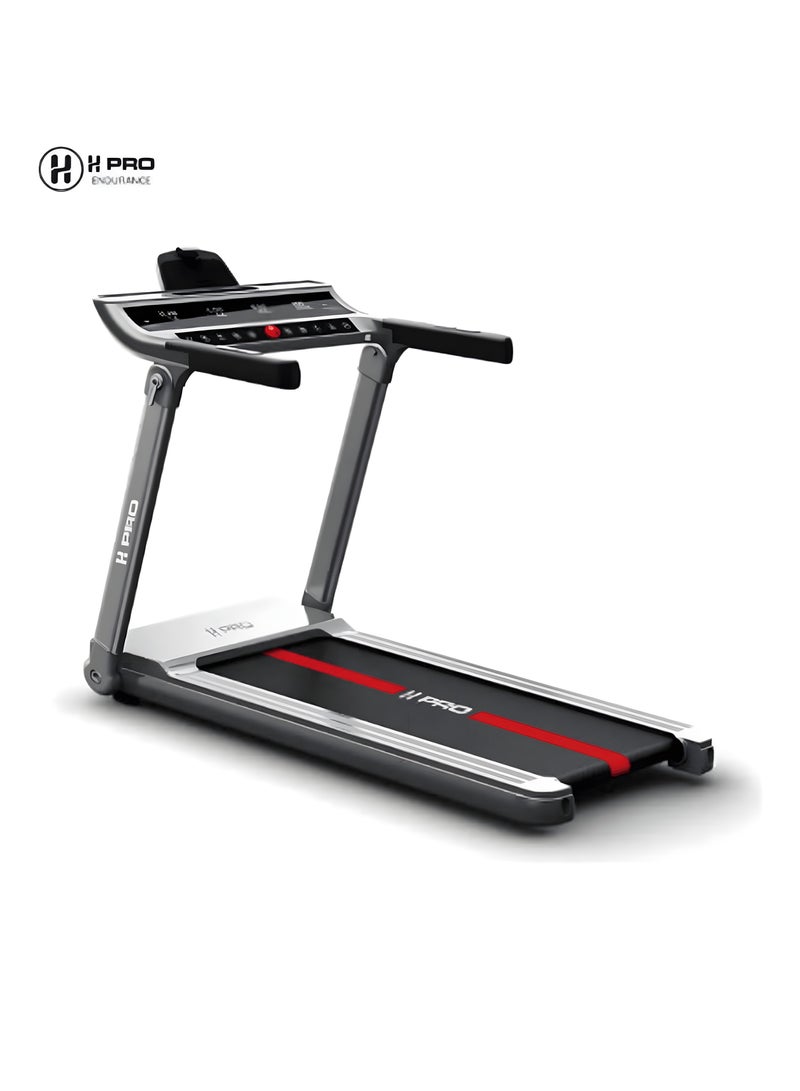 H PRO HM Sports HM796 Foldable Treadmill | 4 HP Smart Motor| Compact Running Machine with LED Display for Home and Office Use - Image 1