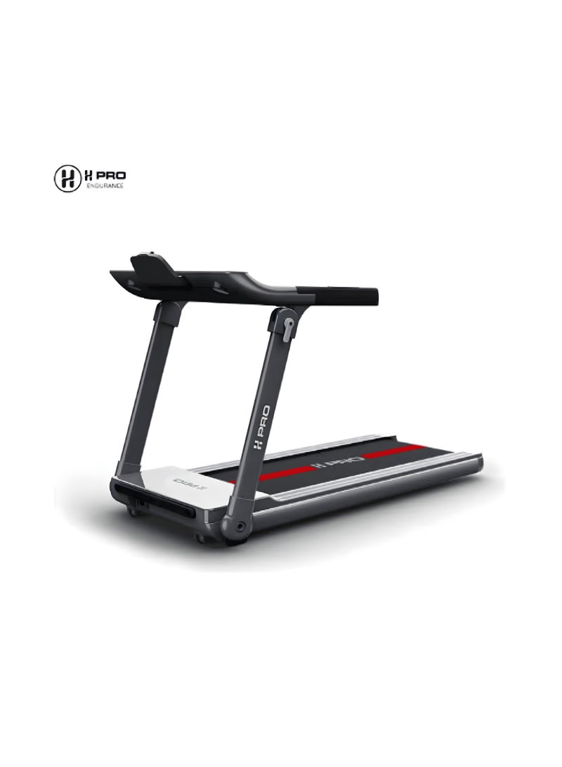 H PRO HM Sports HM796 Foldable Treadmill | 4 HP Smart Motor| Compact Running Machine with LED Display for Home and Office Use - Image 2