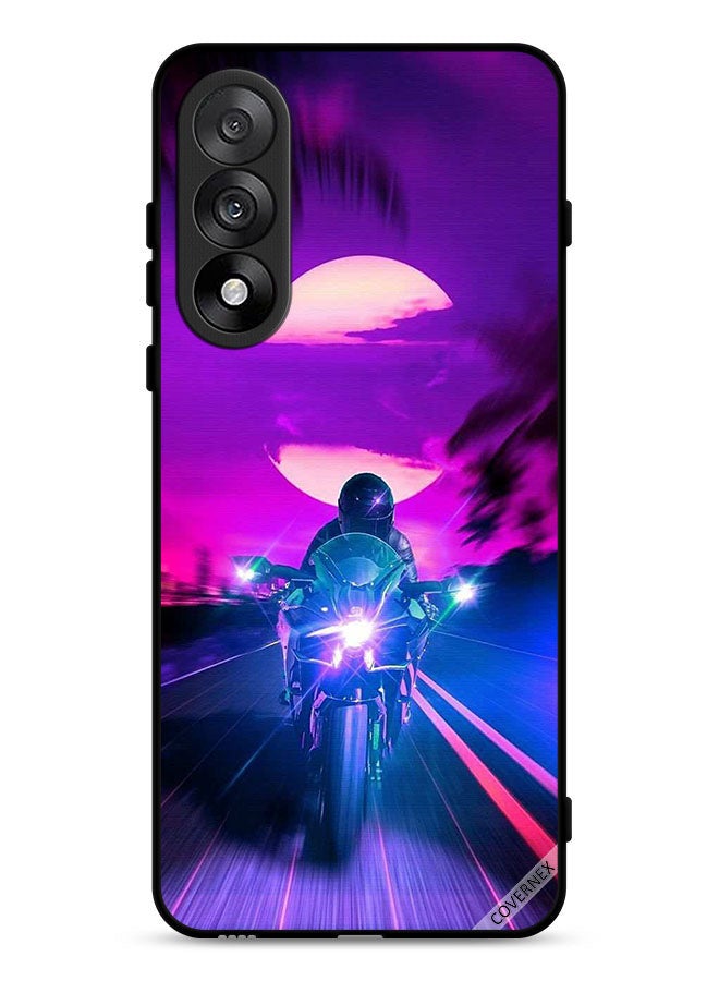 Covernex OnePlus Nord 5 Protective Case Cover Man On Bike Wallpaper