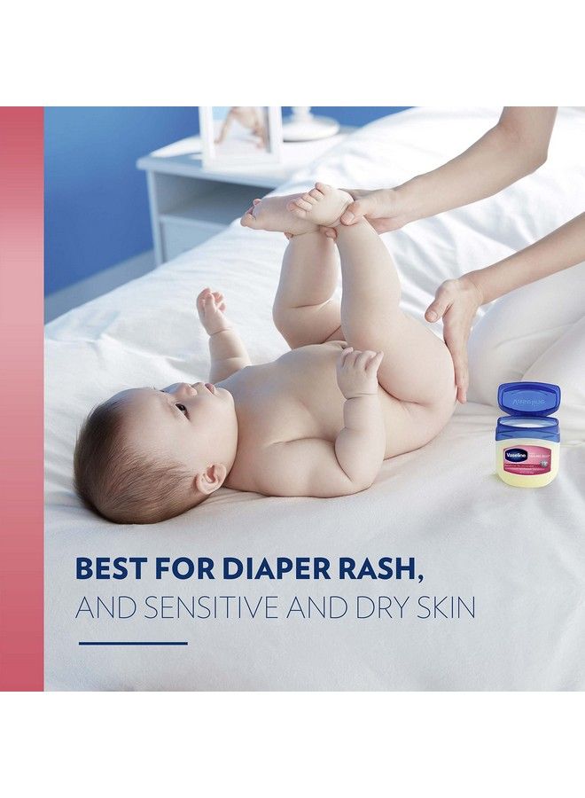 Vaseline 100% Pure Petroleum Jelly Baby Dermatologist Recommended Hypoallergenic Skin Protectant Treat & Prevent Diaper Rash And Chafed Skin Seals Out Wetness 2 Pack 13 Oz Ea - Image 4