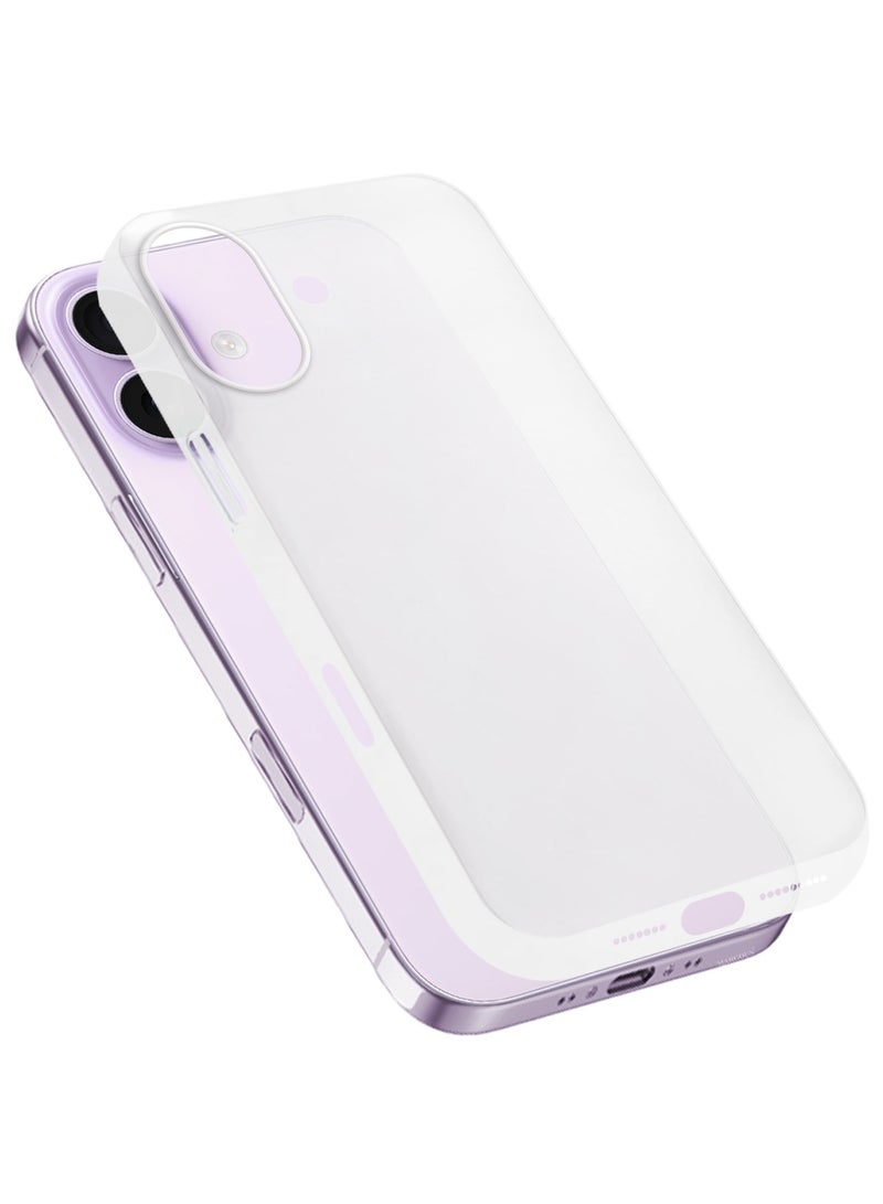 Ultra Thin Case for iPhone 17 - 0.3mm Matte Case Cover Air Skin Series Feather-Light Frosted Protective Back Cover - Frosted Clear - Image 1