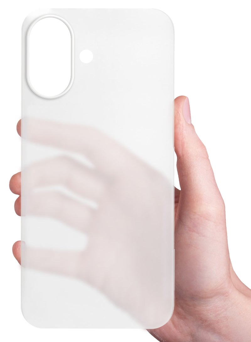 Ultra Thin Case for iPhone 17 - 0.3mm Matte Case Cover Air Skin Series Feather-Light Frosted Protective Back Cover - Frosted Clear - Image 3