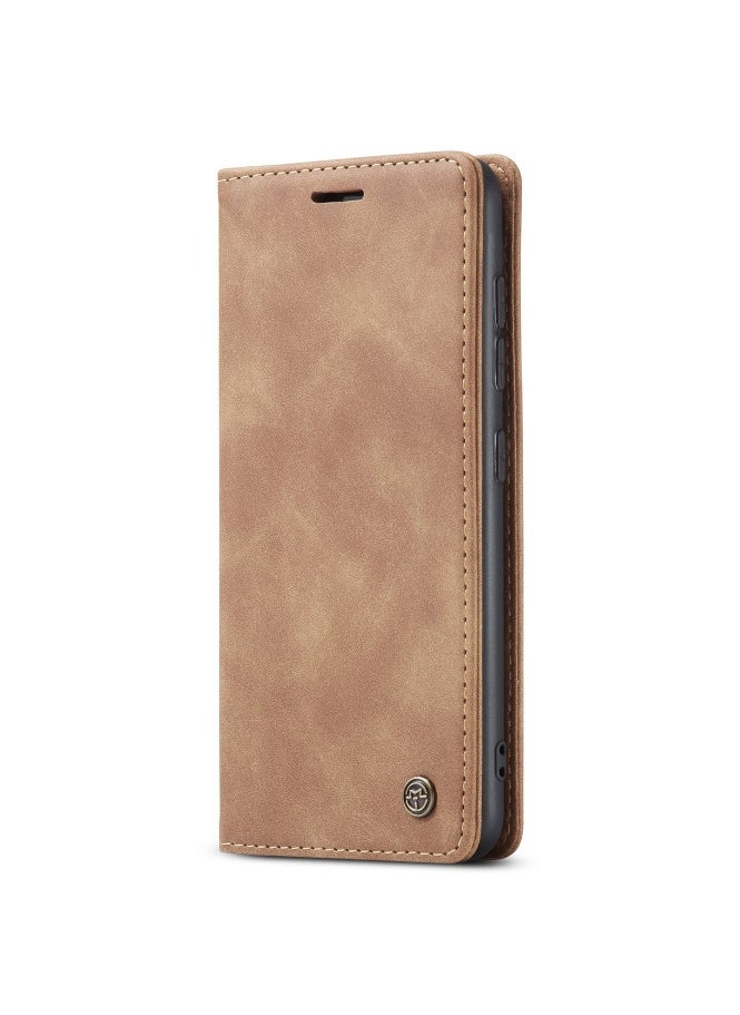 CaseMe CaseMe Samsung Galaxy S20 Ultra Case Wallet, for Samsung Galaxy S20 Ultra Wallet Case Book Folding Flip Folio Case with Magnetic Kickstand Card Slots Protective Cover - Brown  - Image 1