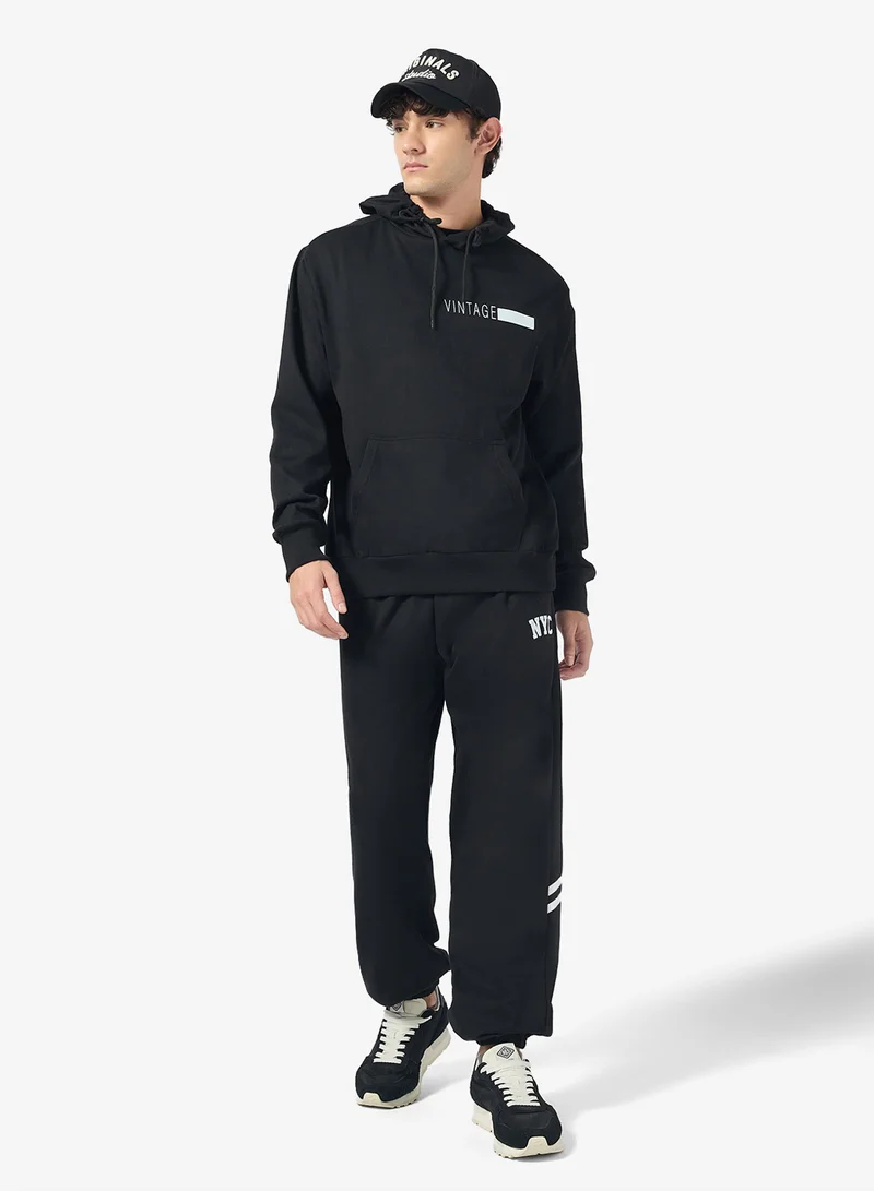 Seventy Five Basics NYC Oversized Elasticted Hem Joggers