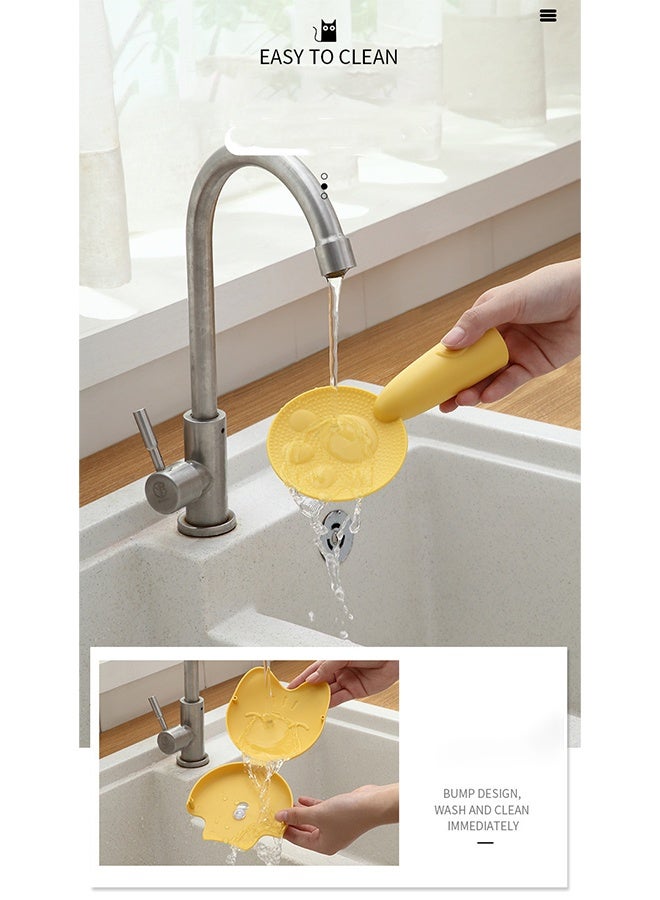 مجموعة ملاعق أرز غير لاصقة من Cat Claw، مغرفة أرز، ملاعق أرز منزلية مع حامل وعلبة ملاعق - Image 5