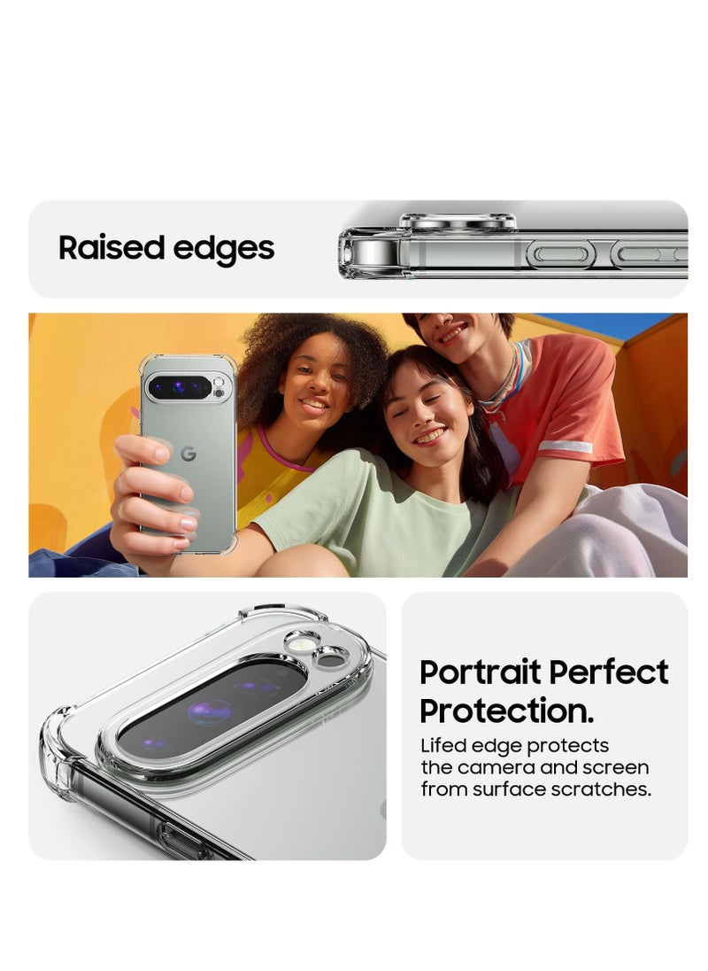 Clear Case Compatible with Google Pixel 9 Pro XL, Soft Skin TPU Protective Case Cover, Shockproof Cover Protector - Transparent  - Image 5