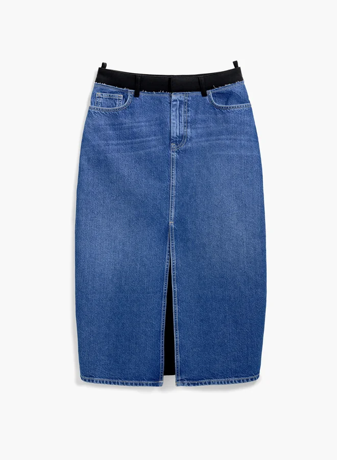 DESIGUAL Two-Tone Skirt