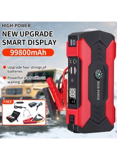 Changli "Car Battery Jump Starter, portable power bank, and LED flashlight. 12V Jump Starter Battery Pack, Battery Booster, Jump Box, Portable Charger and Jumper Cables for 6.0L Gasoline and 3.0L Diesel Engines "  - Image 2