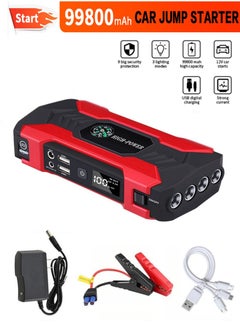 Changli "Car Battery Jump Starter, portable power bank, and LED flashlight. 12V Jump Starter Battery Pack, Battery Booster, Jump Box, Portable Charger and Jumper Cables for 6.0L Gasoline and 3.0L Diesel Engines "  - Image 1